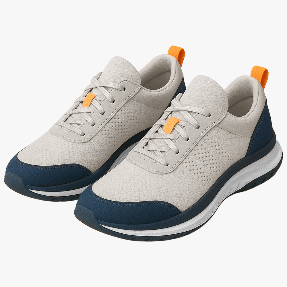 BareCup Concept Barefoot Shoes Motion Knit Ivory Navy